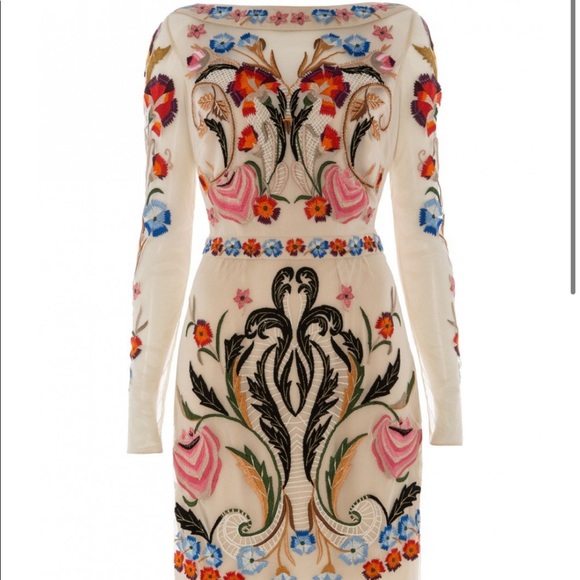 ISO Temperley London Toledo fitted mini dress - Picture 1 of 1